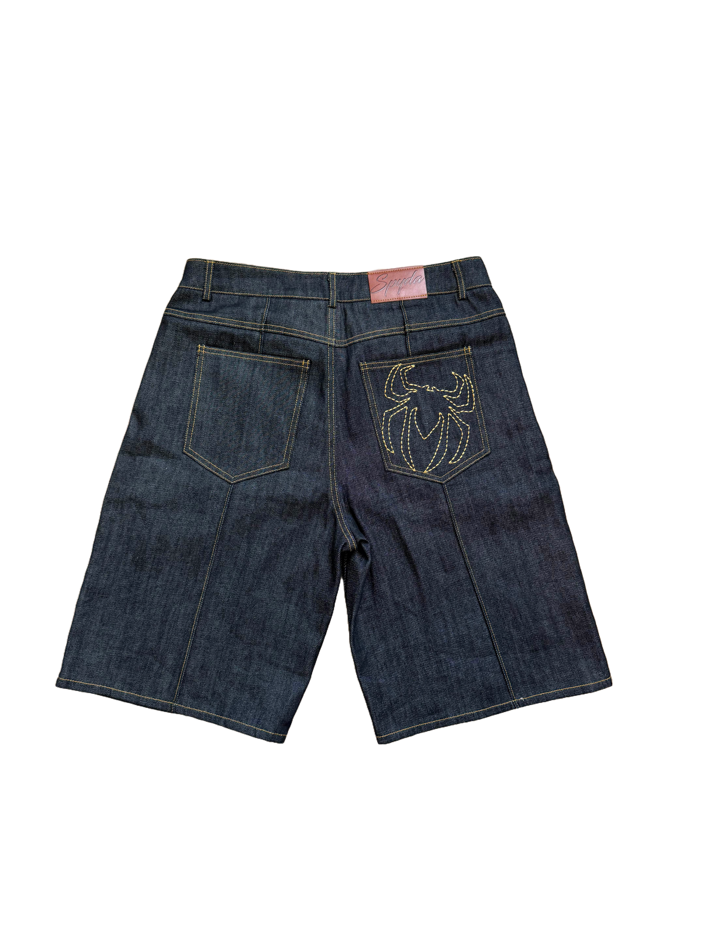 RAW DENIM PLEATED JORTS (PRE-ORDER)