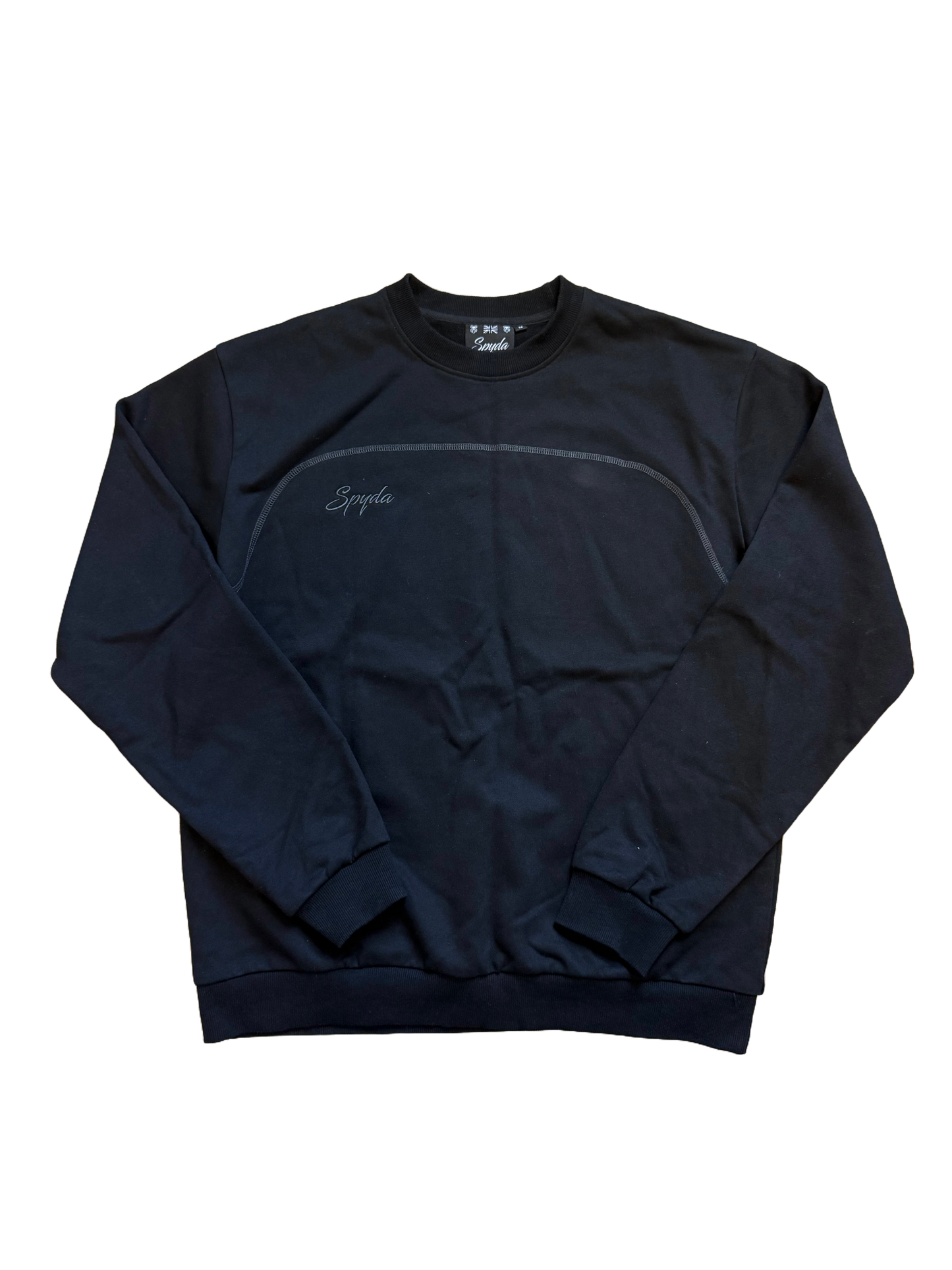 SPYDA REVERSE STITCH SWEATSHIRT *BLACK*