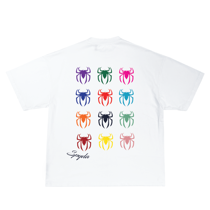 "12 COLOURS OF" Tee *WHITE*