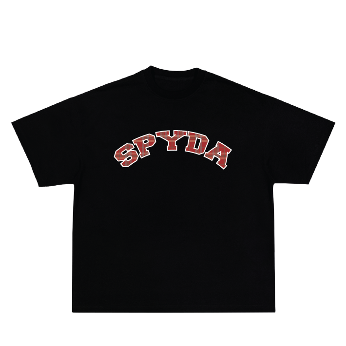 SPYDA TARTAN TEE *BLACK*