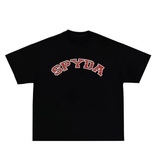 SPYDA TARTAN TEE *BLACK*