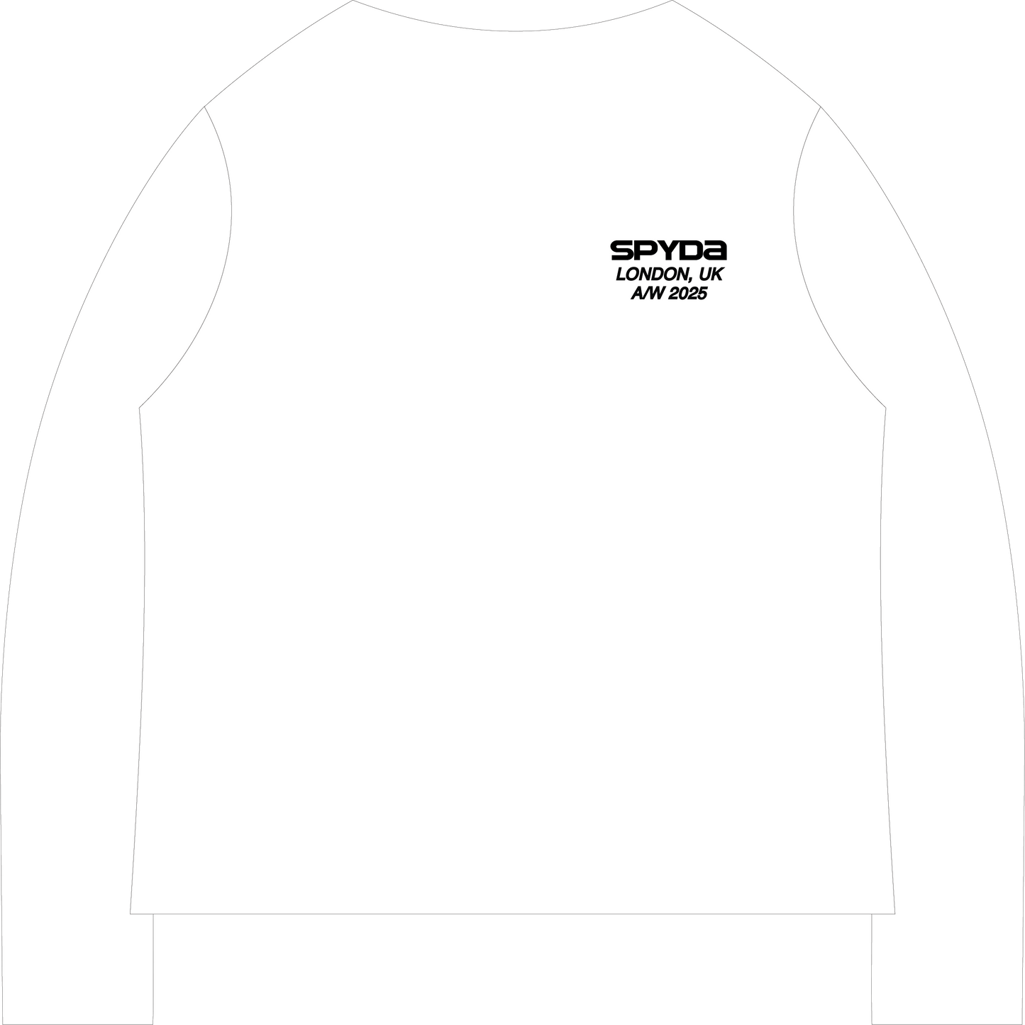 "AW 25" LS Tee *WHITE*