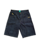 RAW DENIM PLEATED JORTS (PRE-ORDER)