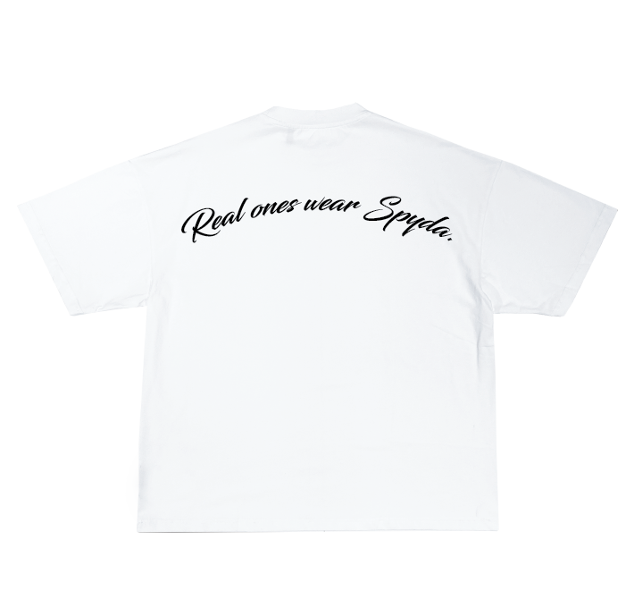 REAL ONES TEE *WHITE*