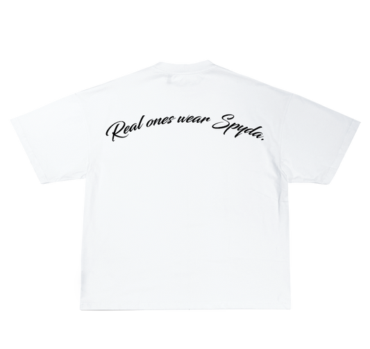 REAL ONES TEE *WHITE*