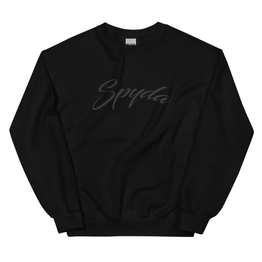 SPYDA SCRIPT SWEATSHIRT *BLACK/BLACK*